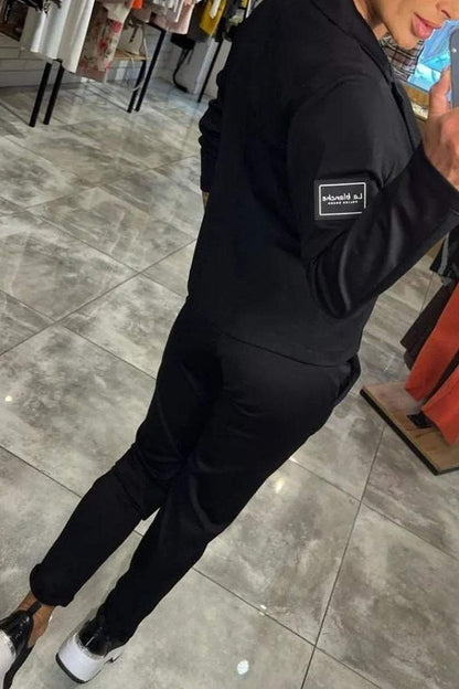 Conjunto De Blazer Ligero Y Pantalón De Cintura Elástica Para Adultos | Ideal Para Usos Profesionales Y Versátiles