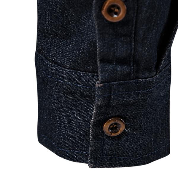 Camisa Con Corte Clásico Y Mangas Largas Para Hombre | Ideal Para Uso Diario Y Entornos Informales