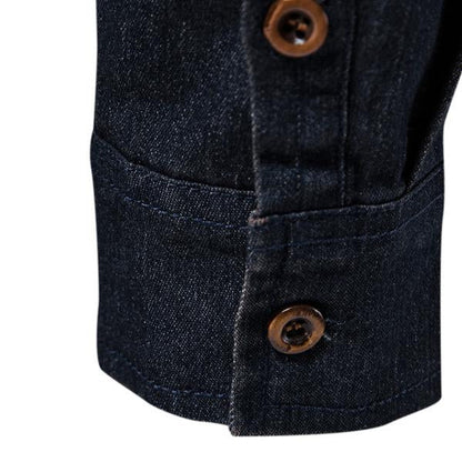 Camisa Con Corte Clásico Y Mangas Largas Para Hombre | Ideal Para Uso Diario Y Entornos Informales