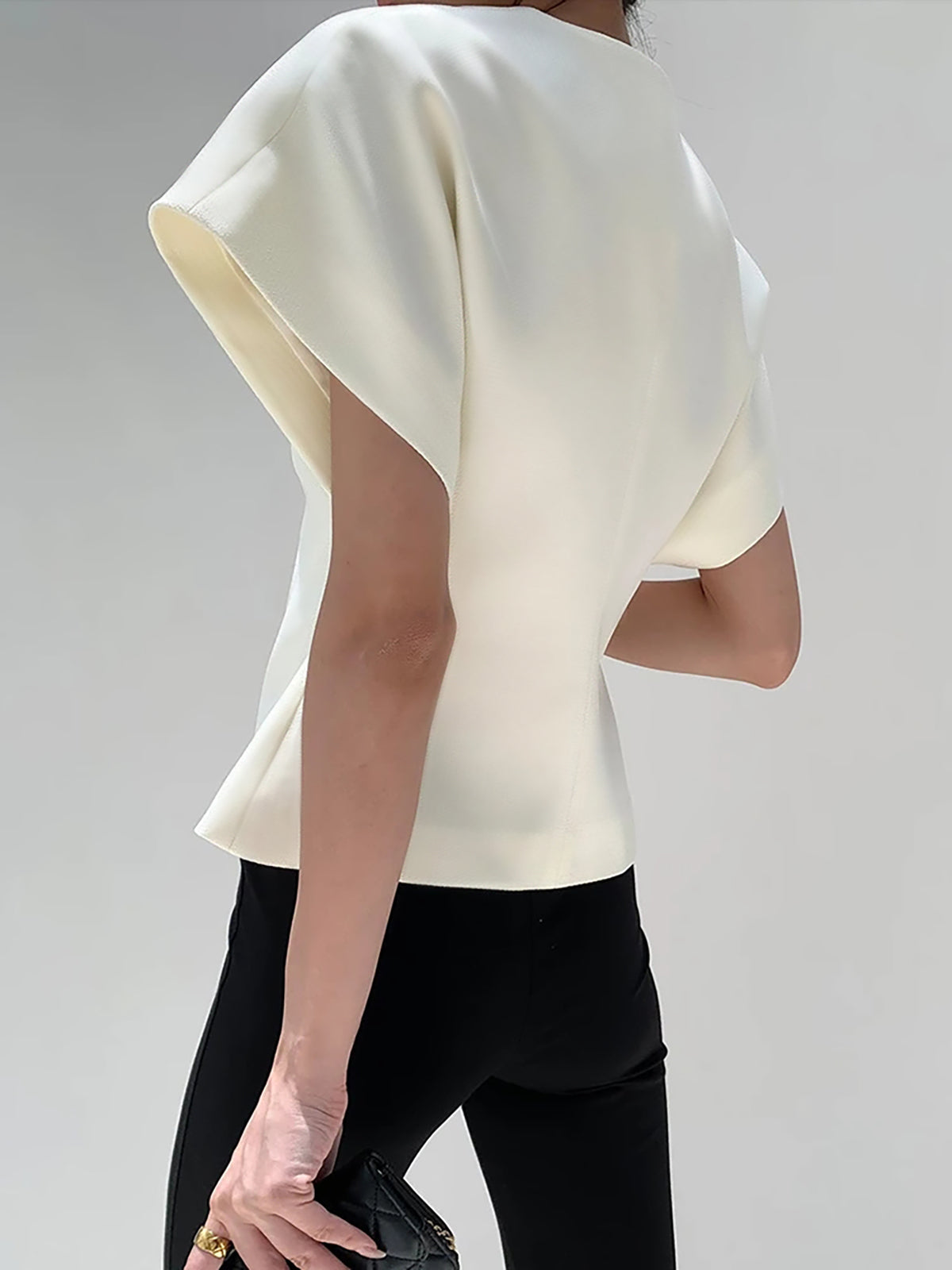 Blusa Sin Mangas Con Escote En V Cruzado Para Mujer | Ideal Para Uso Diario