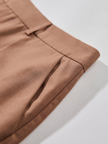 Pantalón Corto con Tiro Alto y Corte Recto para Mujer | Ideal para Uso Diario y Ocasiones