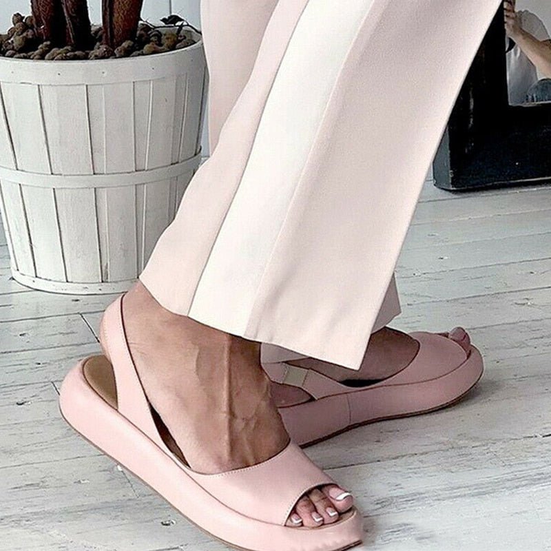 Sandalias Slip-On con Banda Elástica para Mujer | Ideales para Uso Diario en Temporadas Cálidas