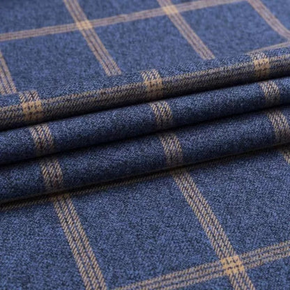 Camisa de Manga Larga con Motivo de Cuadros y Corte Regular para Hombre | Ideal para Uso Diario e Informal