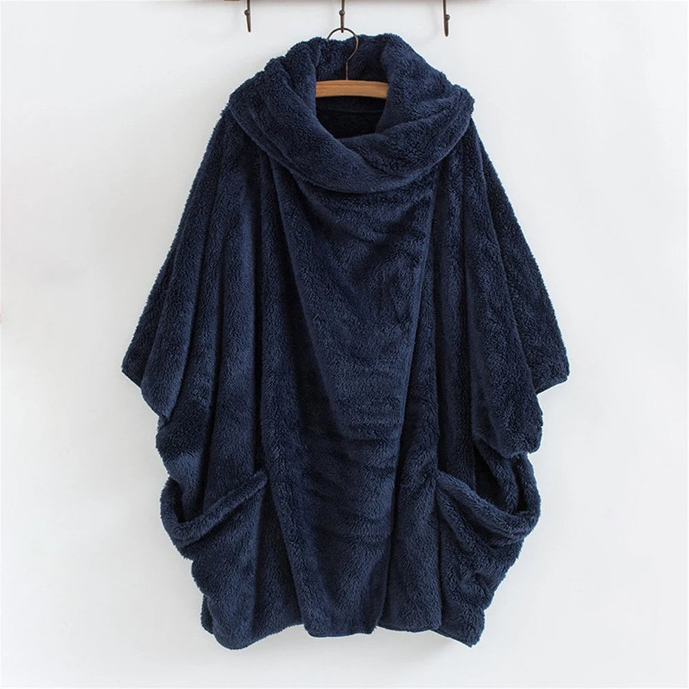Chaqueta Cortavientos Oversize Con Capucha Para Mujer | Ideal Para Otoño E Invierno