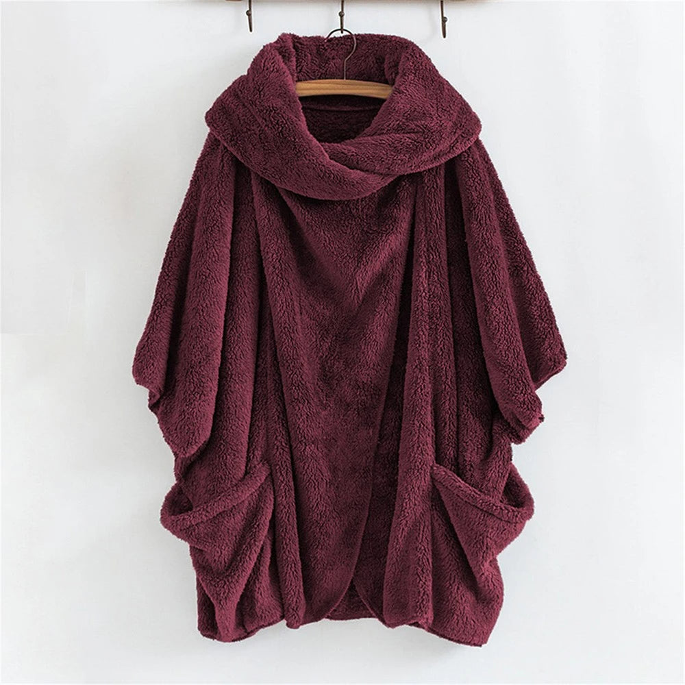 Chaqueta Cortavientos Oversize Con Capucha Para Mujer | Ideal Para Otoño E Invierno