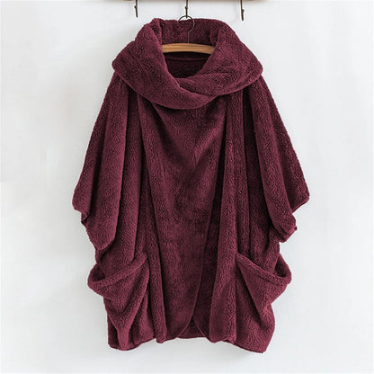 Chaqueta Cortavientos Oversize Con Capucha Para Mujer | Ideal Para Otoño E Invierno