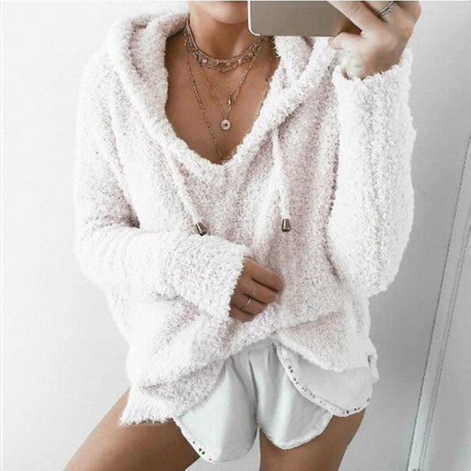 Sudadera Con Capucha De Corte Cómodo Para Mujer | Ideal Para Uso Diario