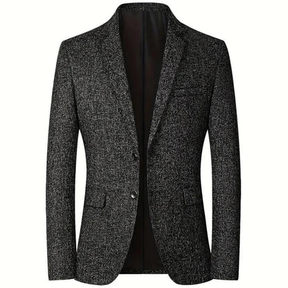 Blazer Con Corte Ajustado Para Hombre | Ideal Para Uso Profesional Y Formal