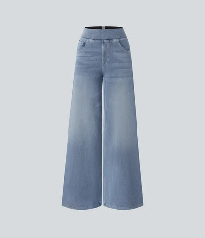 Pantalón de Talle Alto con Corte Elástico para Mujer | Ideal para Uso Diario y Profesional