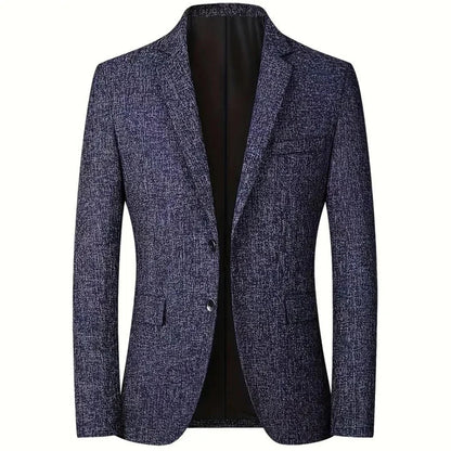 Blazer Con Corte Ajustado Para Hombre | Ideal Para Uso Profesional Y Formal
