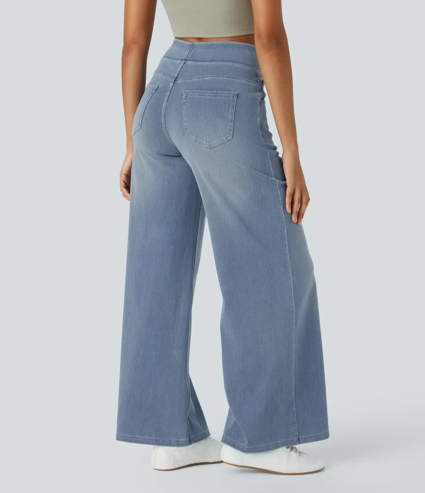 Pantalón de Talle Alto con Corte Elástico para Mujer | Ideal para Uso Diario y Profesional