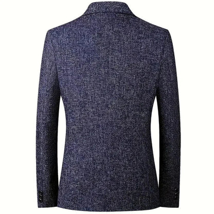 Blazer Con Corte Ajustado Para Hombre | Ideal Para Uso Profesional Y Formal