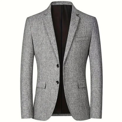 Blazer Con Corte Ajustado Para Hombre | Ideal Para Uso Profesional Y Formal
