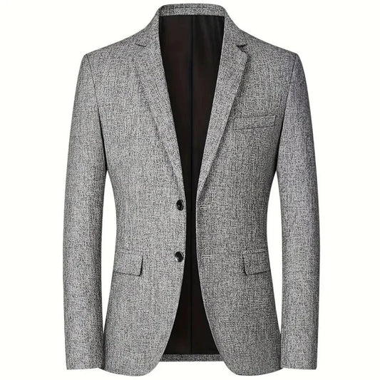 Blazer Con Corte Ajustado Para Hombre | Ideal Para Uso Profesional Y Formal