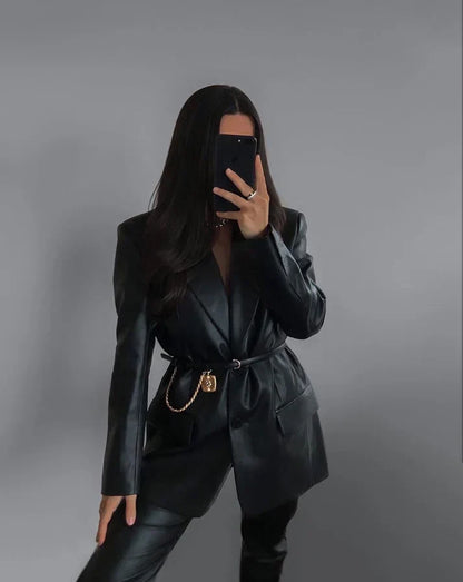 Blazer con Corte Entallado y Largo a la Cadera para Mujer | Ideal para Uso Diario y Profesional