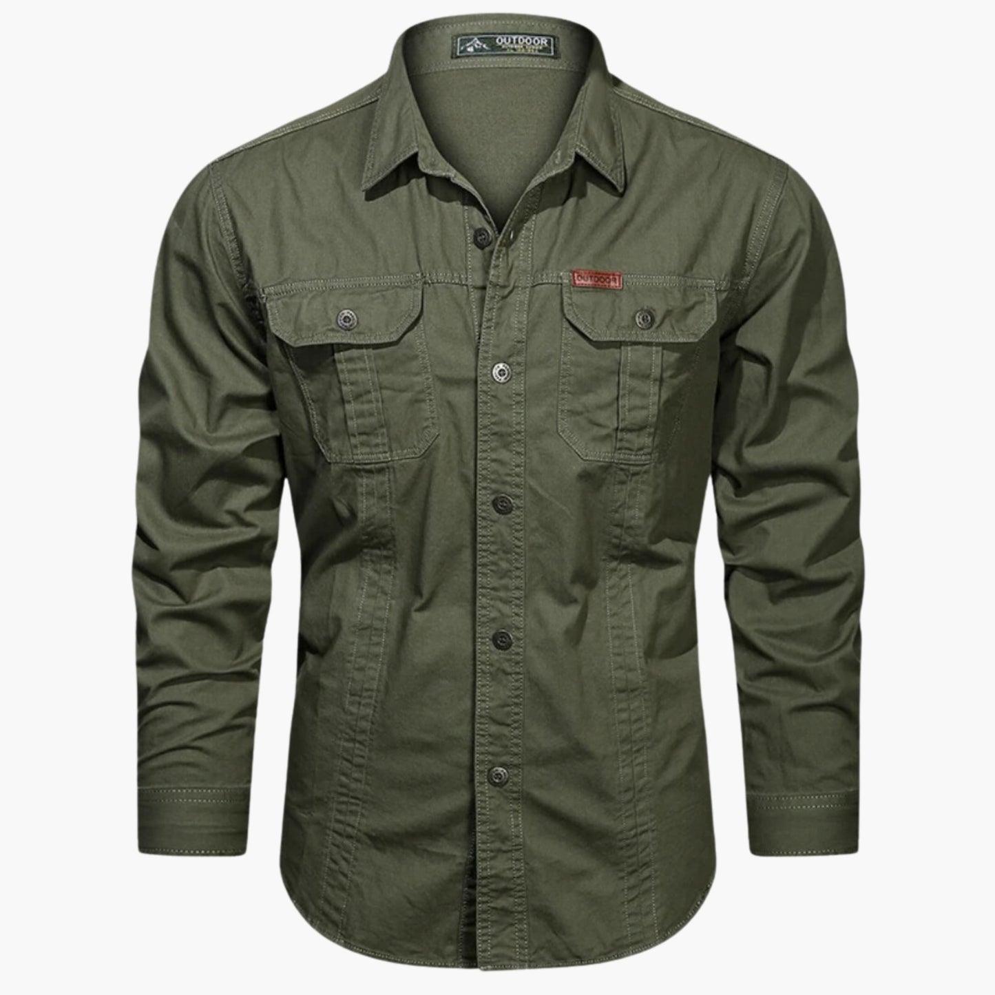 Camisa de Hombre con Bolsillos Funcionales para Uso Diario | Ideal para Ocio y Desplazamientos