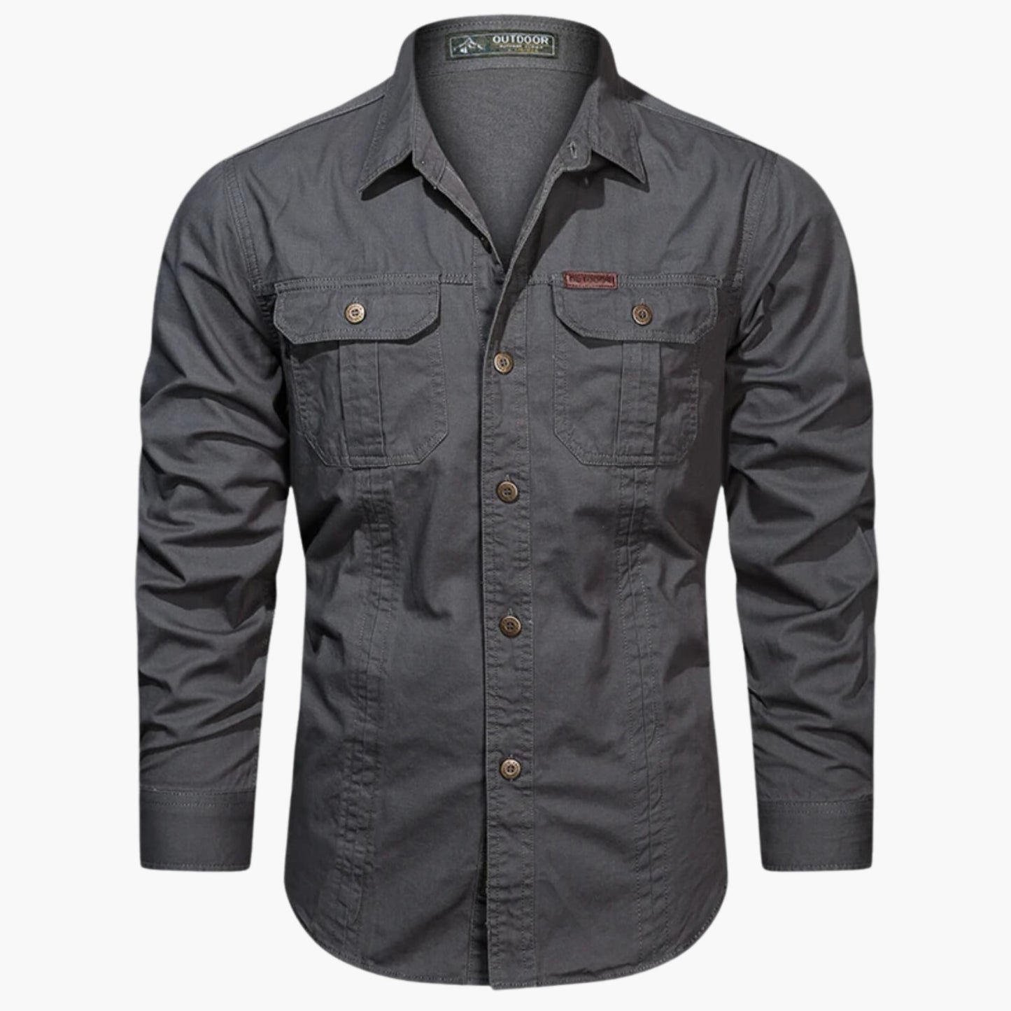 Camisa de Hombre con Bolsillos Funcionales para Uso Diario | Ideal para Ocio y Desplazamientos