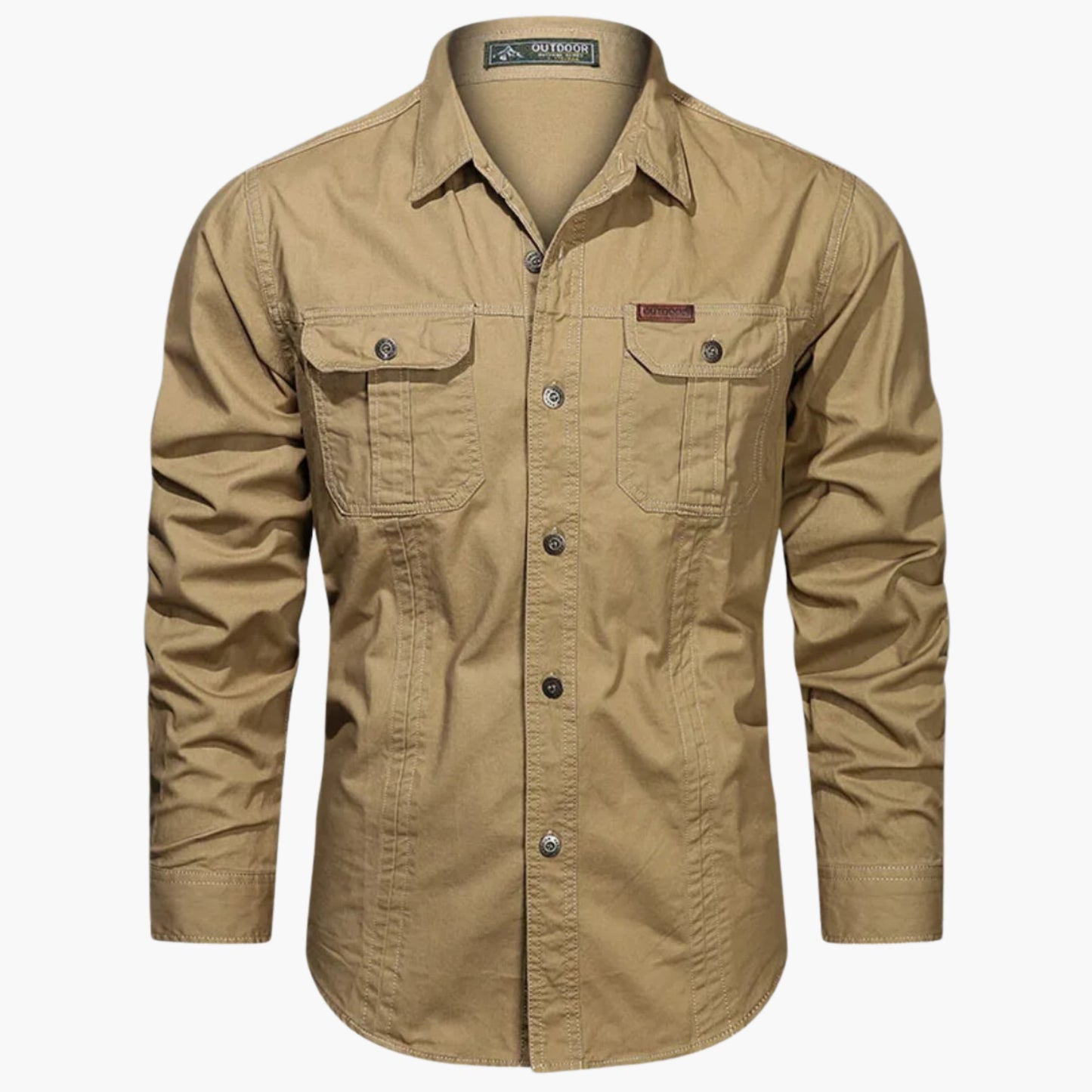 Camisa de Hombre con Bolsillos Funcionales para Uso Diario | Ideal para Ocio y Desplazamientos