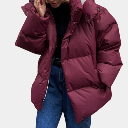 Chaqueta Acolchada con Función Práctica para Mujer | Ideal para Temporada Fría