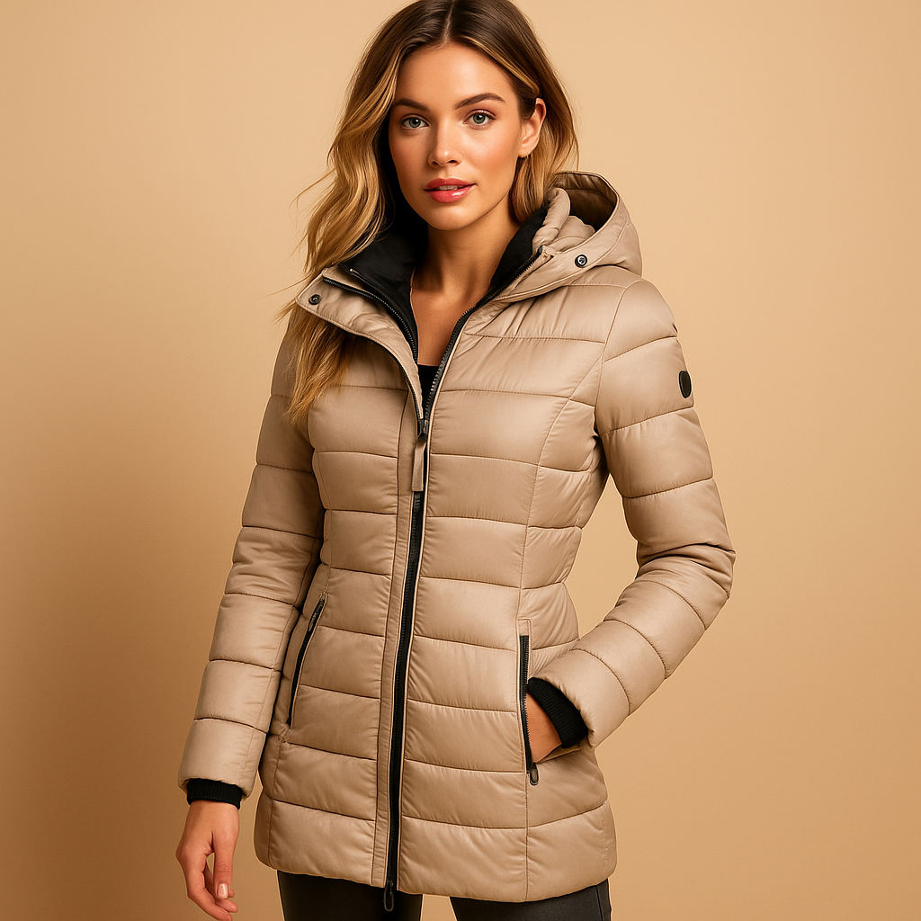 Chaqueta Con Capucha Y Cierre Frontal Para Mujeres | Ideal Para Uso Diario O Entretiempo