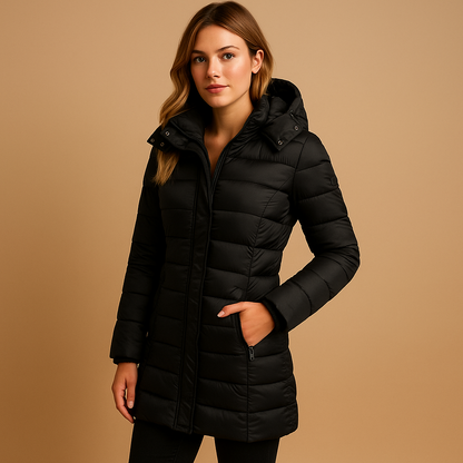 Chaqueta Con Capucha Y Cierre Frontal Para Mujeres | Ideal Para Uso Diario O Entretiempo