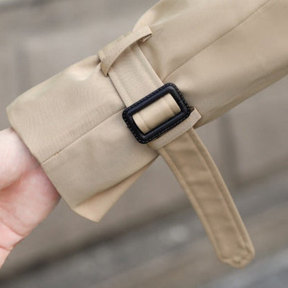 Abrigo Trench Largo Con Cierre Cruzado Para Hombre | Ideal Para Entretiempo Y Uso Diario