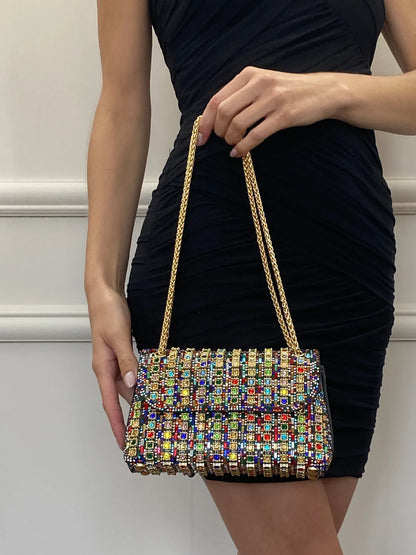 Mini Bolso con Compartimento Compacto y Cierre Magnético para Mujer | Ideal para Salidas o Eventos