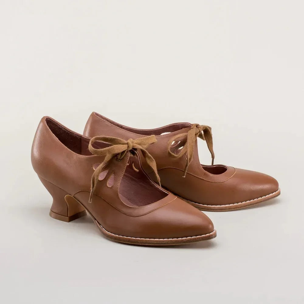 Escarpines Con Lacets Y Tacón Bajo Para Mujer | Ideal Para Uso Diario Y Ocasiones Formales