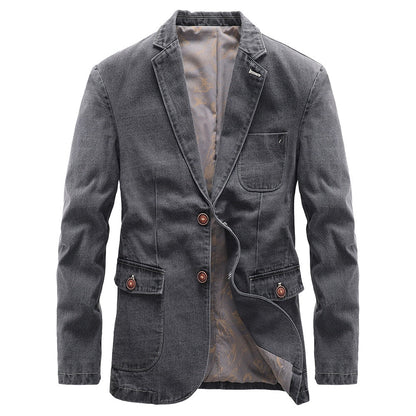 Chaqueta Con Corte Estructurado Y Bolsillos Funcionales Para Hombre | Ideal Para Uso Profesional