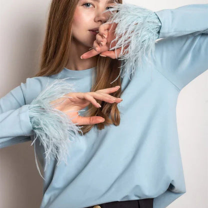 Blusa Con Mangas Largas Y Detalles Decorativos Para Mujer | Ideal Para Uso Diario E Informal