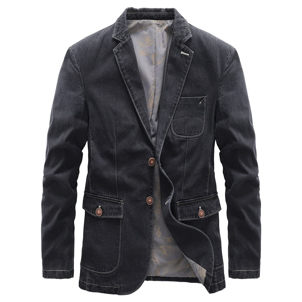 Chaqueta Con Corte Estructurado Y Bolsillos Funcionales Para Hombre | Ideal Para Uso Profesional