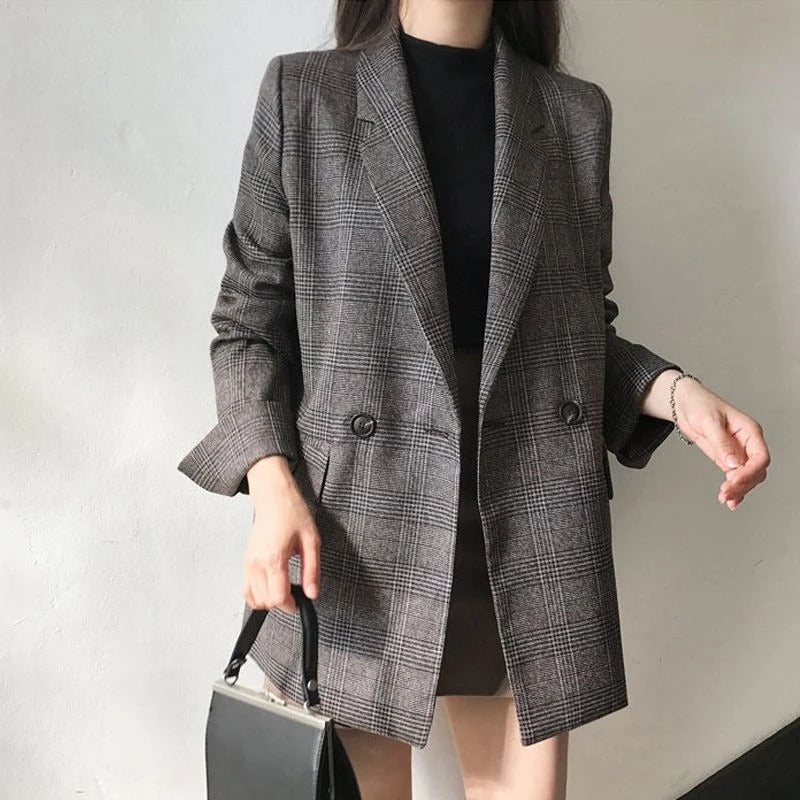 Abrigo Midi con Cuello Texturizado para Mujer | Ideal para La Temporada De Transición