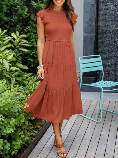Vestido Midi Con Diseño Versátil Para Mujer | Ideal Para Uso Diario Y Ocasiones