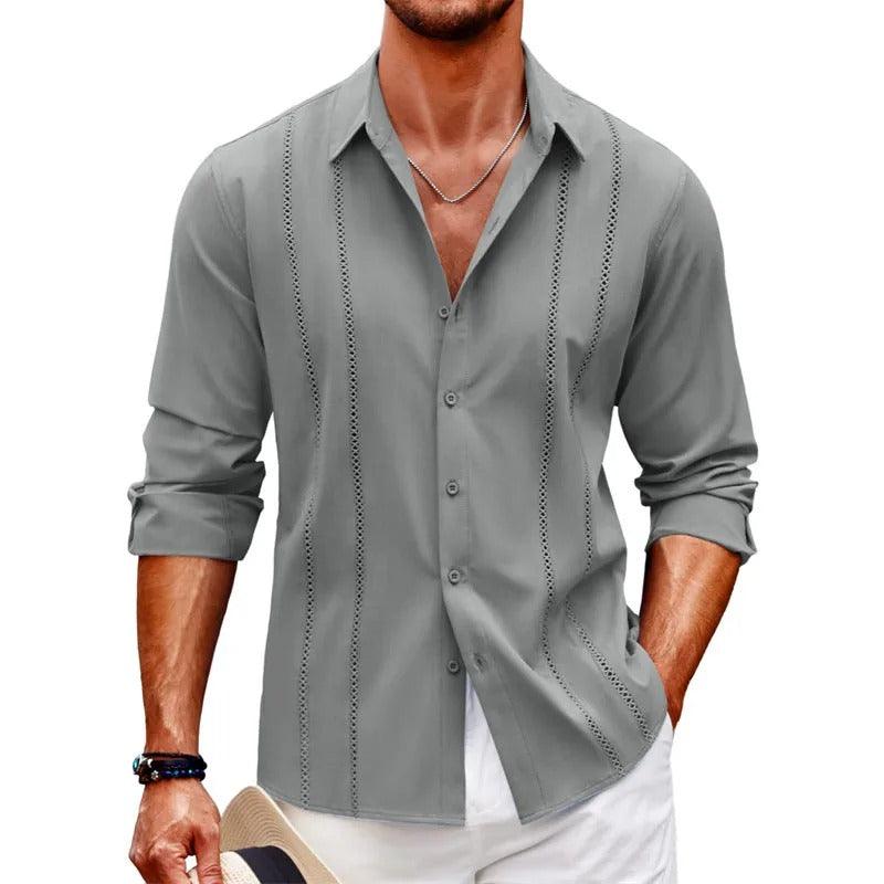 Camisa de Hombre con Corte Regular para Uso Diario o Formal | Ideal para Todo el Año
