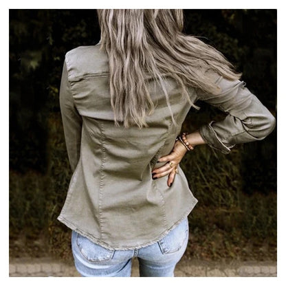 Chaqueta De Largo Medio Con Corte Ajustado Para Mujer | Ideal Para Uso Diario Y Contextos Urbanos