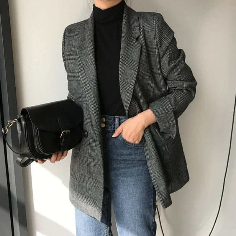 Abrigo Midi con Cuello Texturizado para Mujer | Ideal para La Temporada De Transición