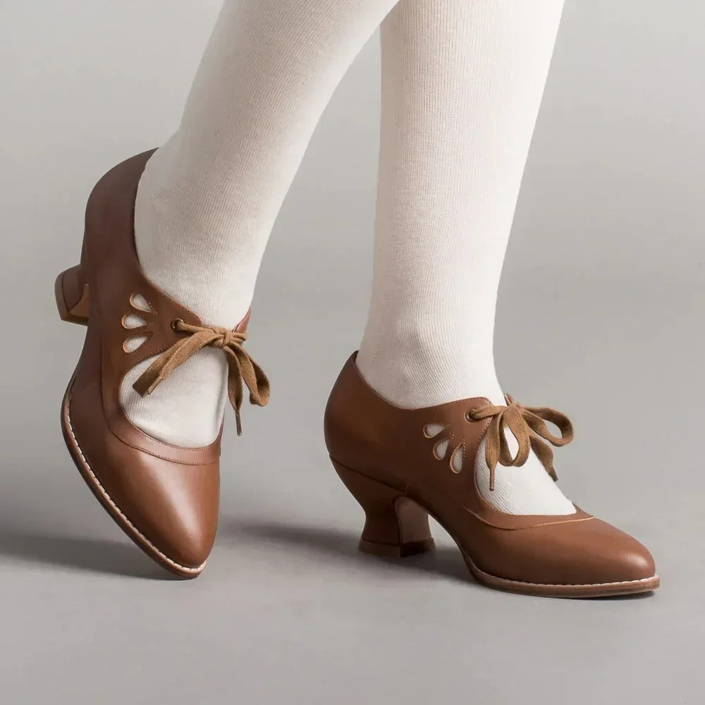 Escarpines Con Lacets Y Tacón Bajo Para Mujer | Ideal Para Uso Diario Y Ocasiones Formales