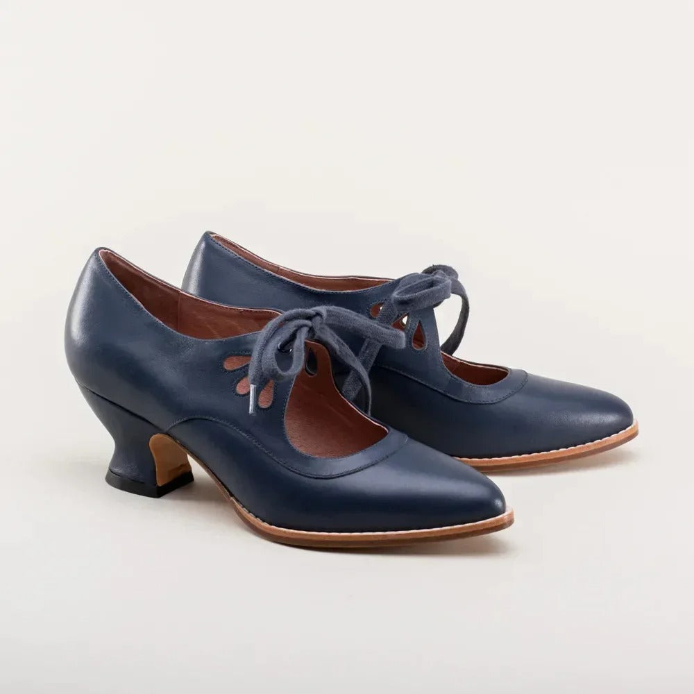 Escarpines Con Lacets Y Tacón Bajo Para Mujer | Ideal Para Uso Diario Y Ocasiones Formales
