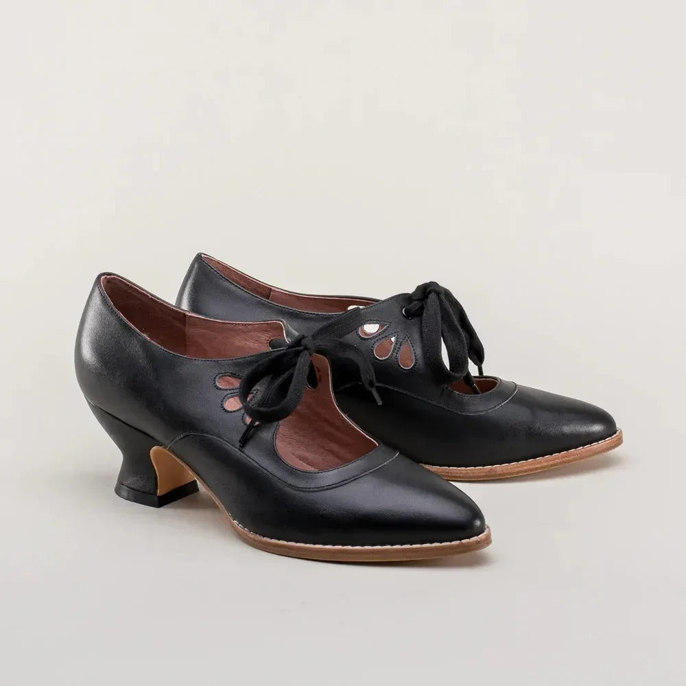 Escarpines Con Lacets Y Tacón Bajo Para Mujer | Ideal Para Uso Diario Y Ocasiones Formales