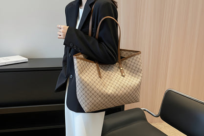 Bolso Tote Geométrico con Compartimento Principal Amplio para Mujer | Ideal para Uso Diario