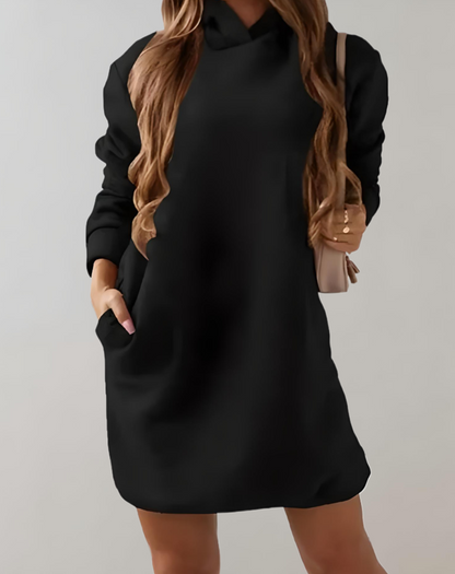 Suéter Largo Con Bolsillos Laterales Para Mujer | Ideal Para Primavera, Otoño E Invierno