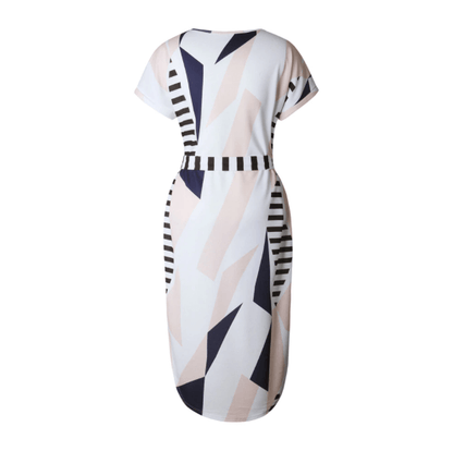 Vestido Midi Asimétrico con Escote en V y Aberturas Laterales para Mujer | Ideal para Verano