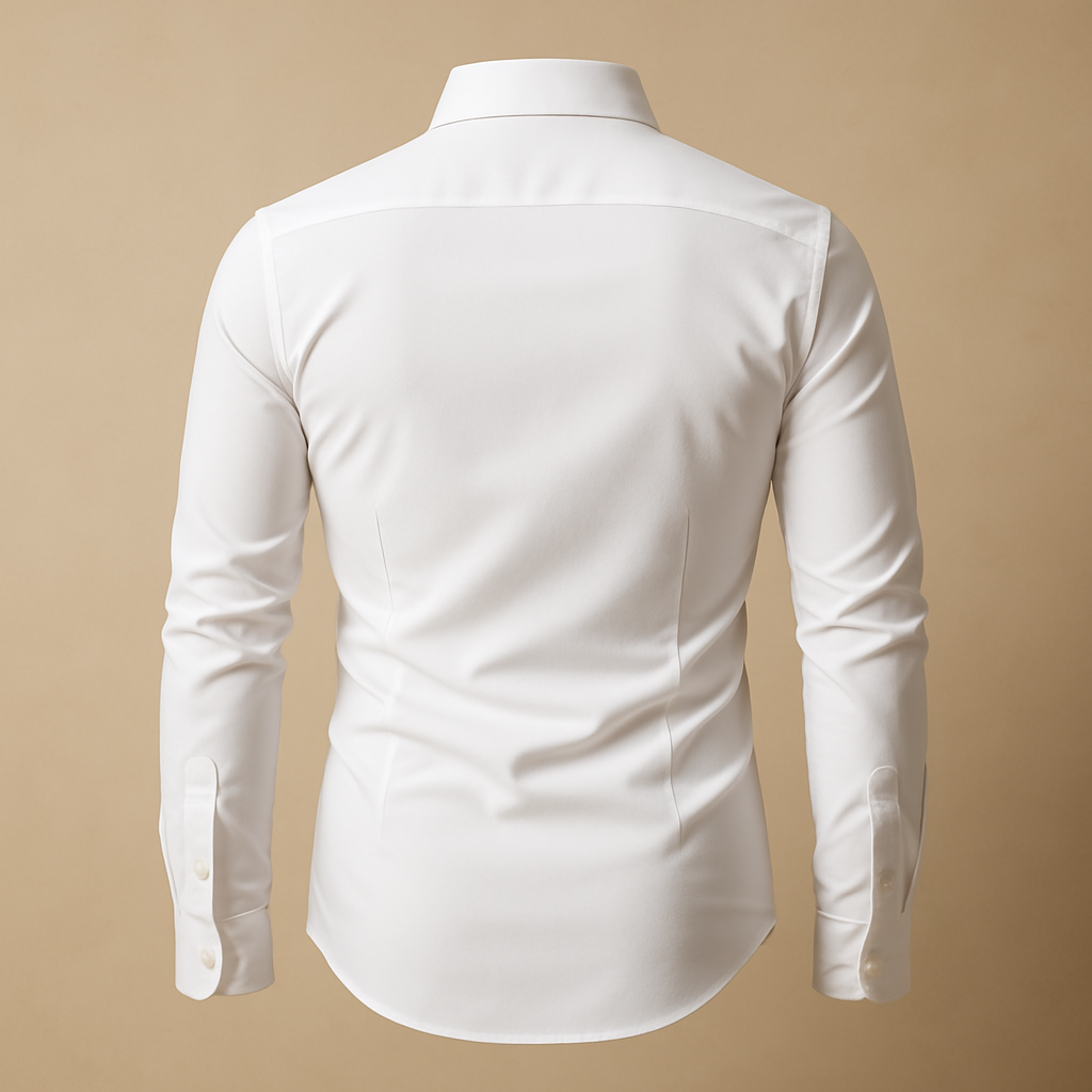Camisa De Manga Larga Con Cierre Abotonado Para Hombre | Ideal Para Uso Diario