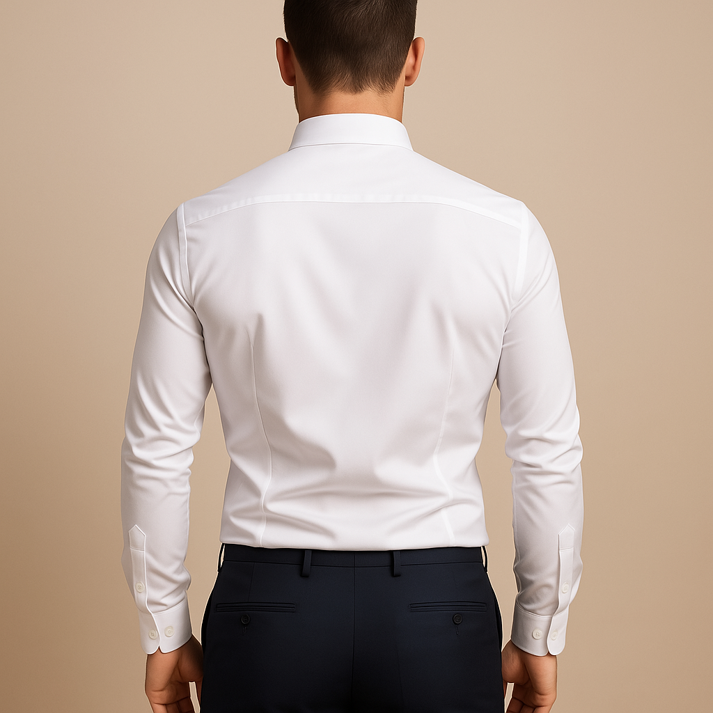 Camisa De Manga Larga Con Cierre Abotonado Para Hombre | Ideal Para Uso Diario