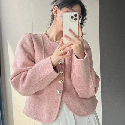 Blazer con Corte Ajustado y Estructura Definida para Personas Adultas | Ideal para Uso Profesional y Diario