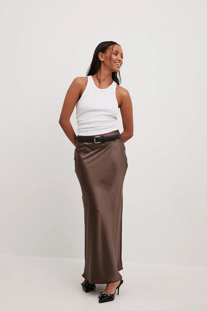 Falda Midi de Talle Alto para Mujer | Ideal para Uso Diario y Eventos