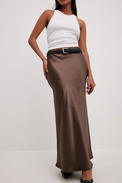 Falda Midi de Talle Alto para Mujer | Ideal para Uso Diario y Eventos