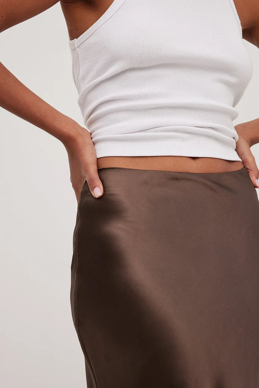 Falda Midi de Talle Alto para Mujer | Ideal para Uso Diario y Eventos