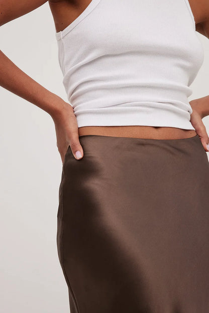 Falda Midi de Talle Alto para Mujer | Ideal para Uso Diario y Eventos