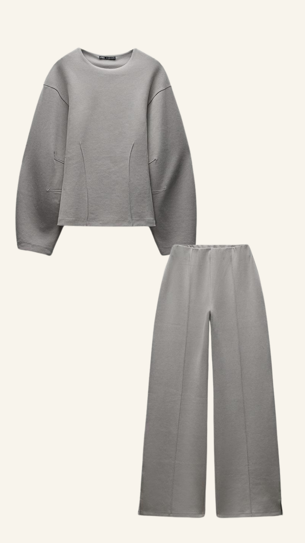 Conjunto de Dos Piezas con Corte Relajado para Adultos | Ideal para Uso Diario